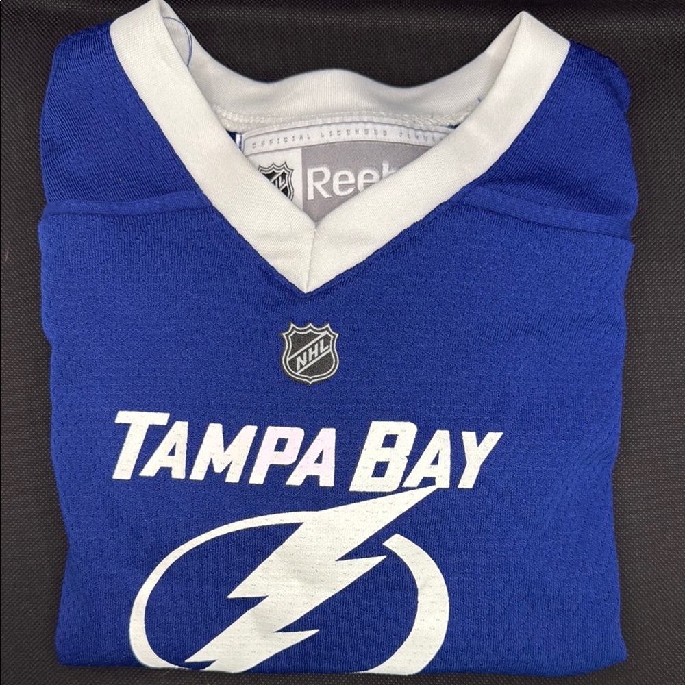 Reebok Tampa Bay Lightning Blue Jersey